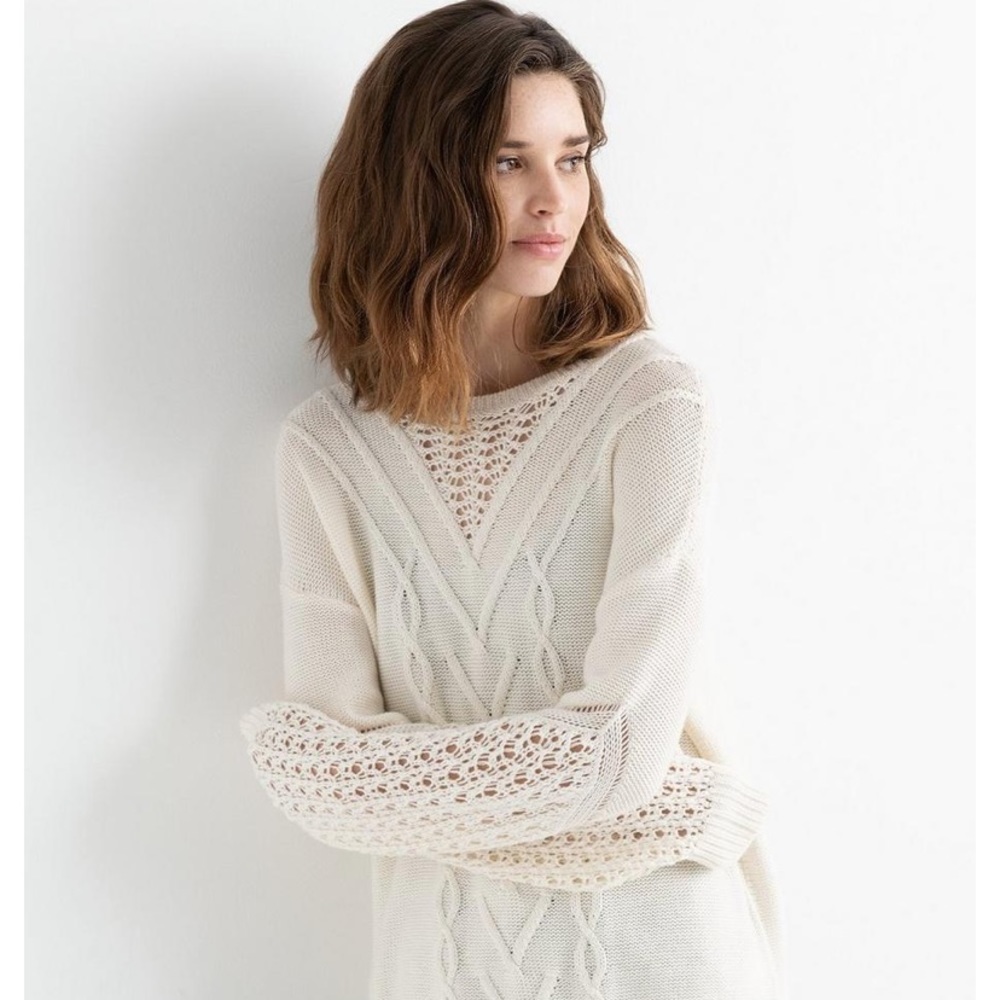 Lucky Brand Cream Sweater